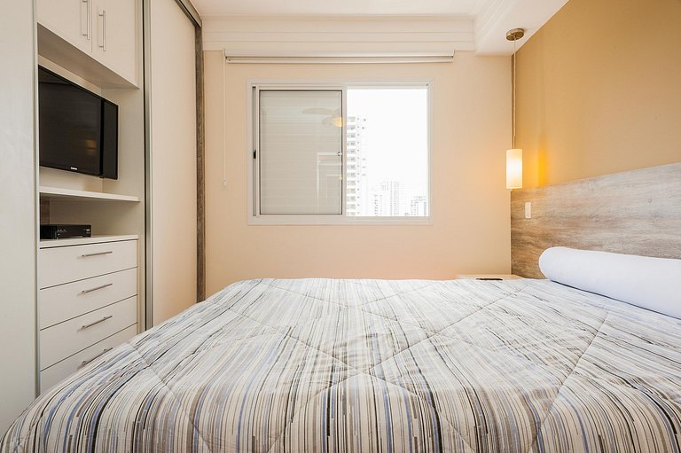 BHaus Morumbi IN Jardim Sul - 50m2 - Cama Queen - Linda Vist