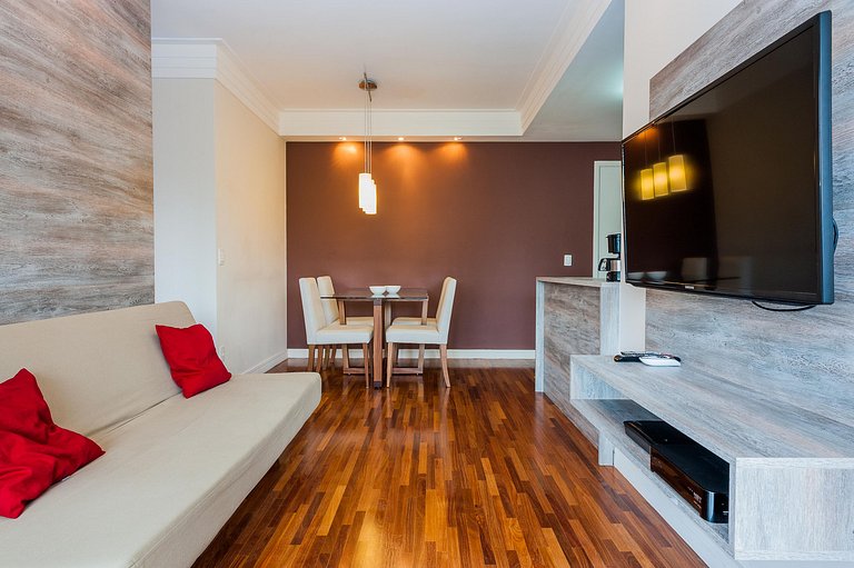 BHaus Morumbi IN Jardim Sul - 50m2 - Cama Queen - Linda Vist
