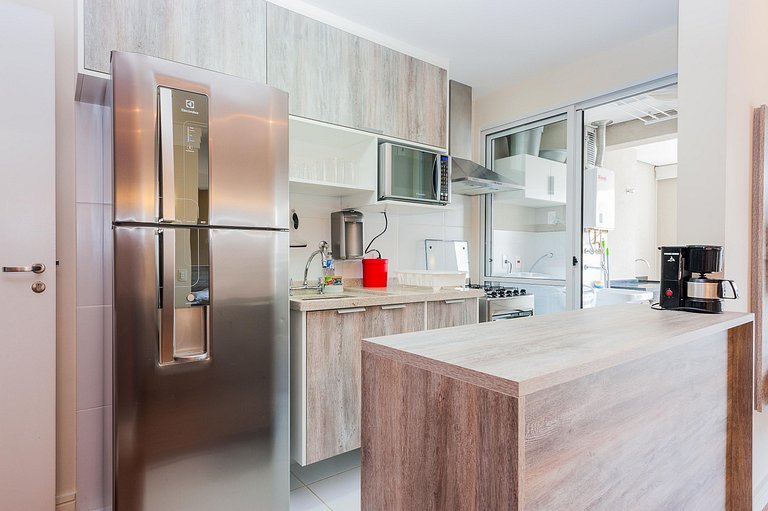 BHaus Morumbi IN Jardim Sul - 50m2 - Cama Queen - Linda Vist