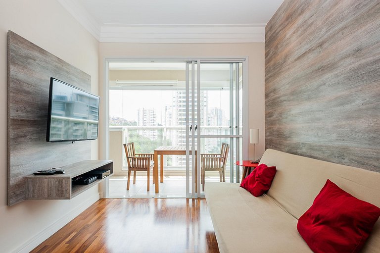 BHaus Morumbi IN Jardim Sul - 50m2 - Cama Queen - Linda Vist