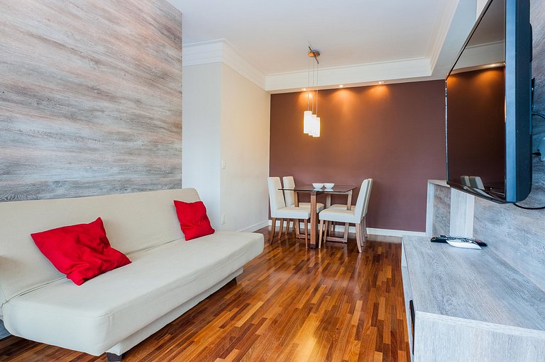 BHaus Morumbi IN Jardim Sul - 50m2 - Cama Queen - Linda Vist
