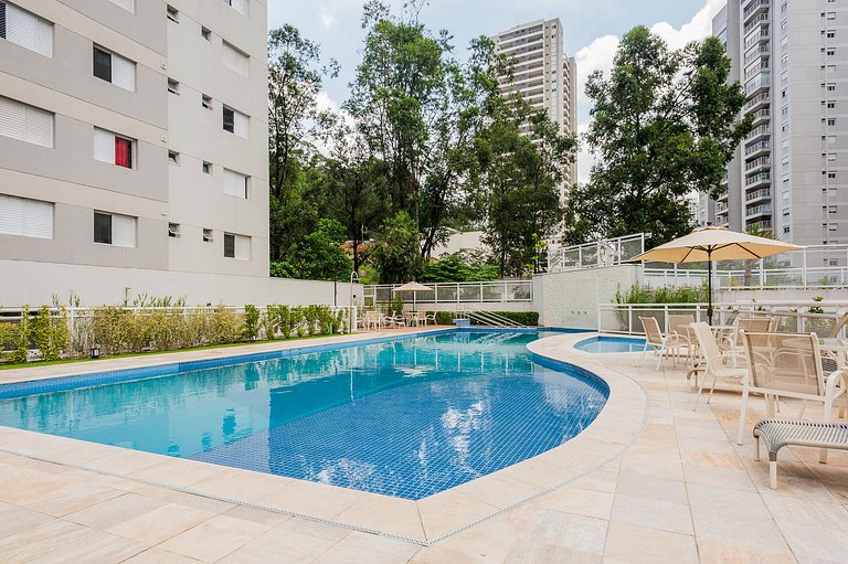 BHaus Morumbi IN Jardim Sul - 50m2 - Cama Queen - Linda Vist