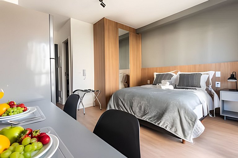 BHaus Moema ON Maracatins - Studio Premium com Varanda - Por