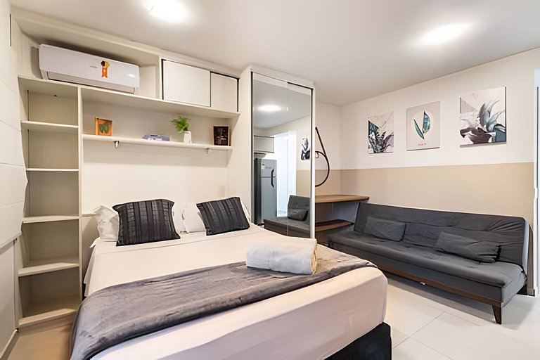 BHaus IS Moema Carinás | Apartamento com Varanda | 5o andar