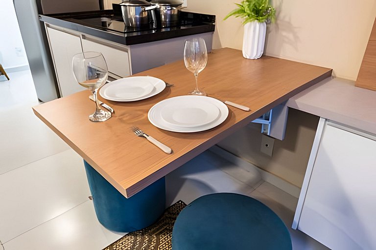 BHaus IS Moema Carinás - Apartamento com Varanda - Academia