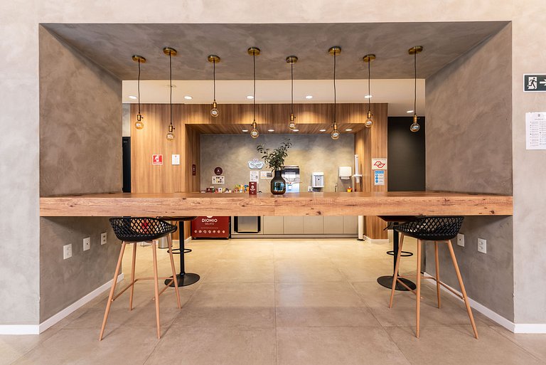 BHaus IS Moema Carinás | Apartamento com Varanda | 5o andar