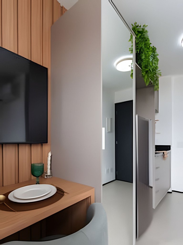 BHaus ON Brooklin - Studio Premium com Vista - Academia - La