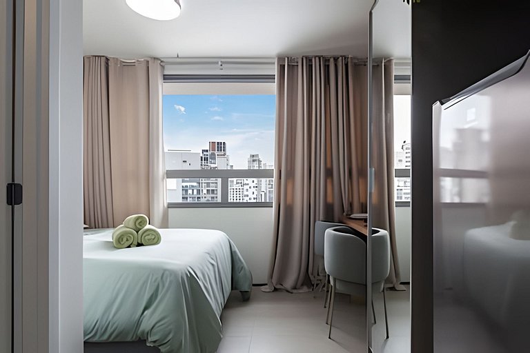 BHaus ON Brooklin - Studio Premium com Vista - Academia - La