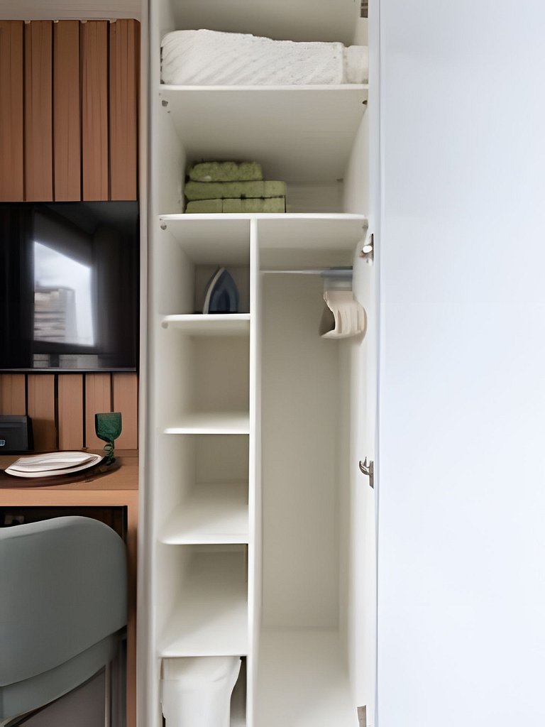 BHaus ON Brooklin - Studio Premium com Vista - Academia - La