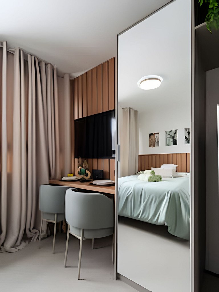BHaus ON Brooklin - Studio Premium com Vista - Academia - La