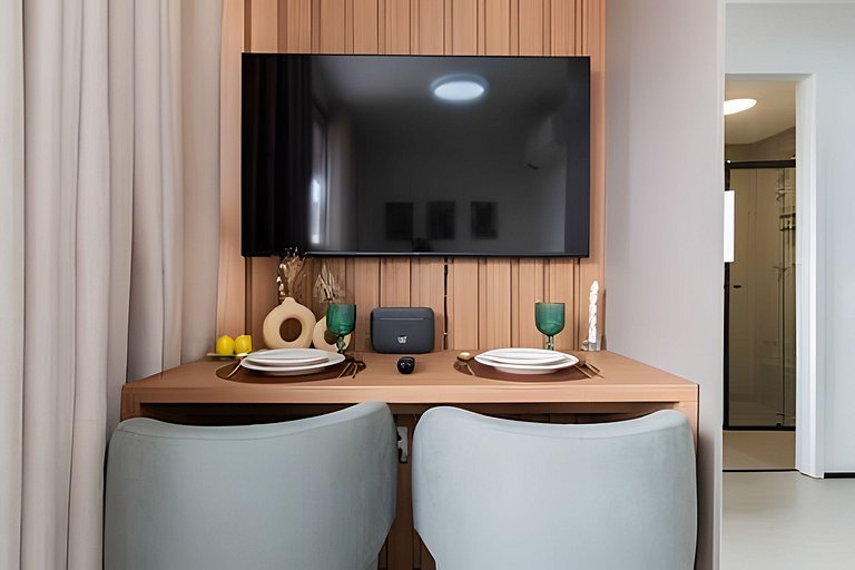 BHaus ON Brooklin - Studio Premium com Vista - Academia - La