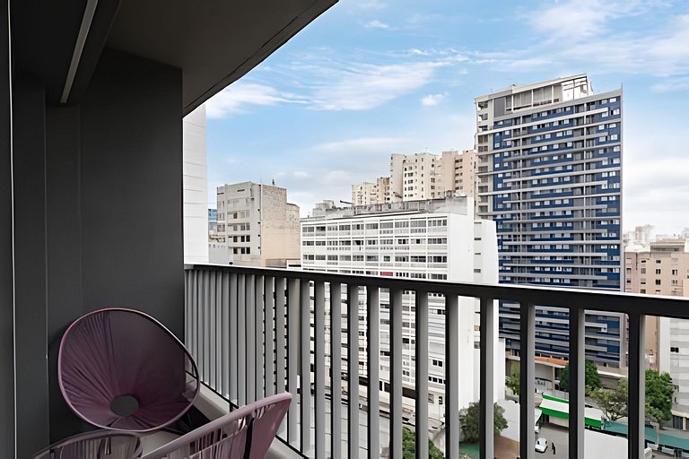 BHaus VN Consolação - Studio com Varanda - 14o andar - Condo