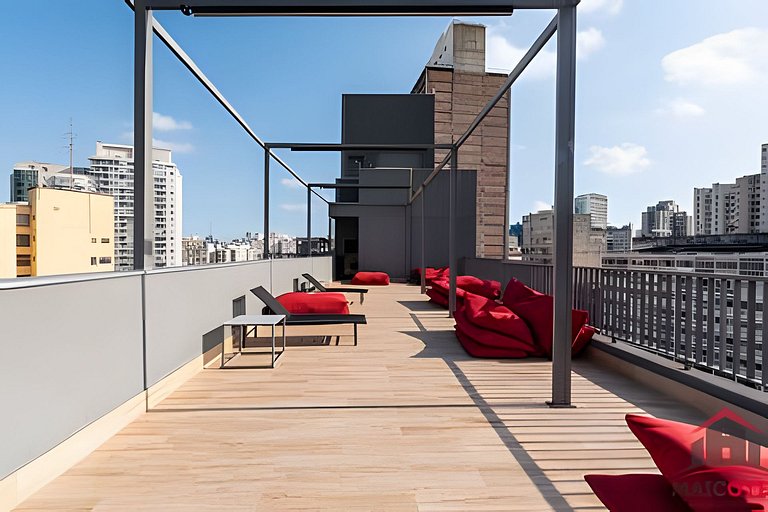 BHaus VN Consolação - Studio com Varanda - 14o andar - Condo