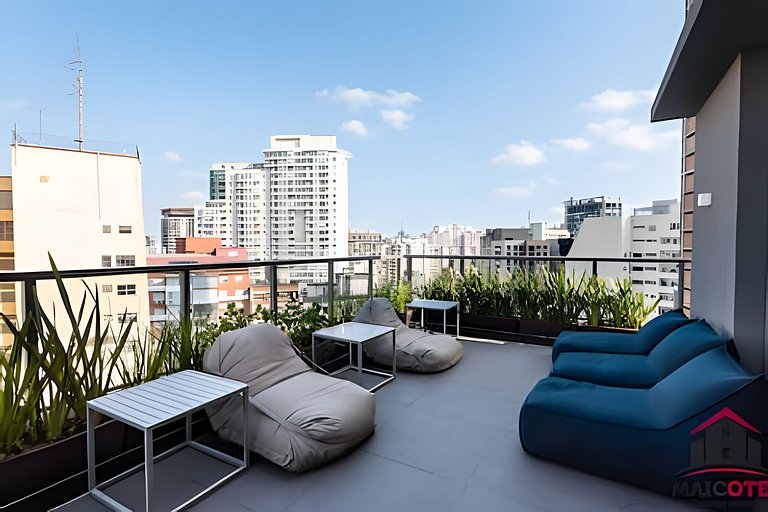 BHaus Centro São Paulo VN Consolação | Studio com Varanda |