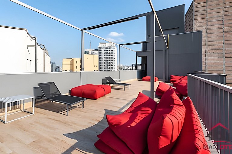 BHaus Centro São Paulo VN Consolação | Studio com Varanda |