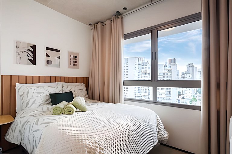 BHaus ON Brooklin - Studio Premium com Vista - Academia - La