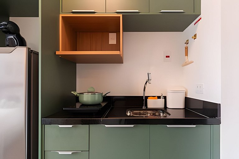BHaus ON Brooklin - Studio Premium com Vista - Academia - La