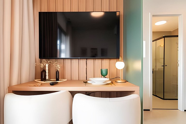 BHaus ON Brooklin - Studio Premium com Vista - Academia - La