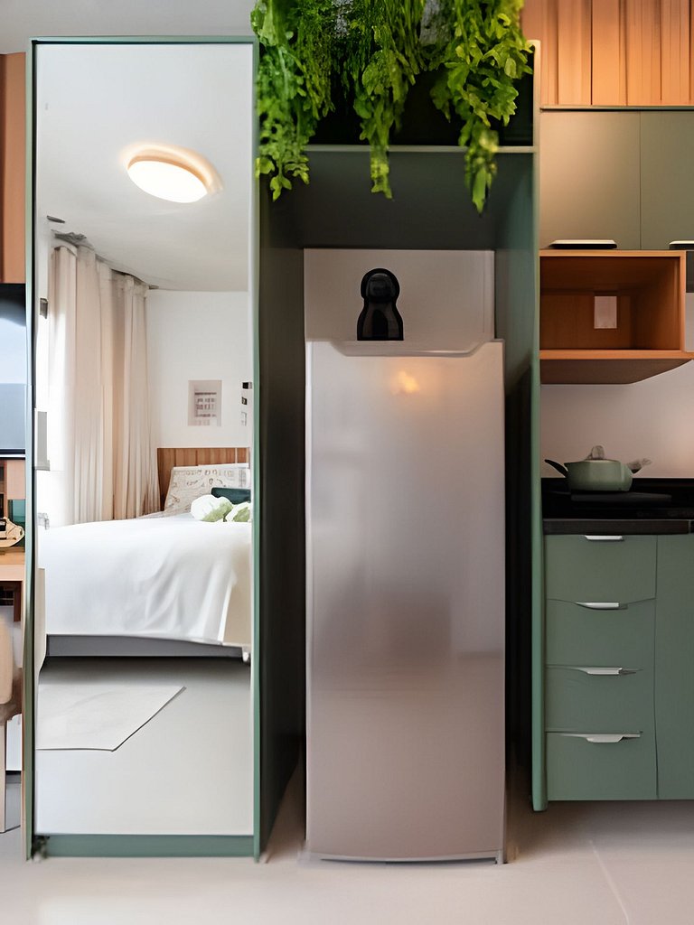 BHaus ON Brooklin - Studio Premium com Vista - Academia - La