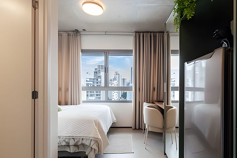 BHaus ON Brooklin - Studio Premium com Vista - Academia - La