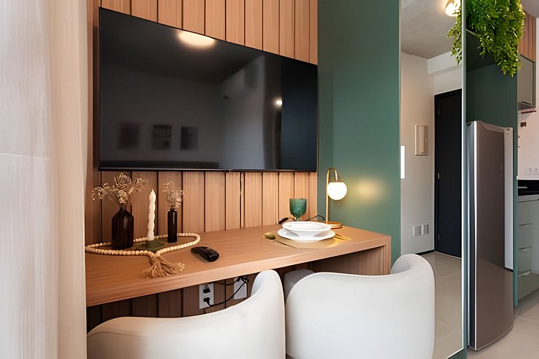 BHaus ON Brooklin - Studio Premium com Vista - Academia - La