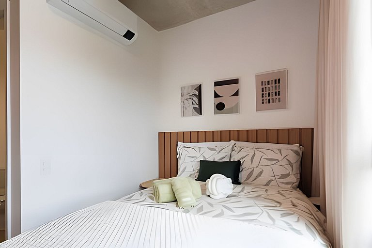 BHaus ON Brooklin - Studio Premium com Vista - Academia - La