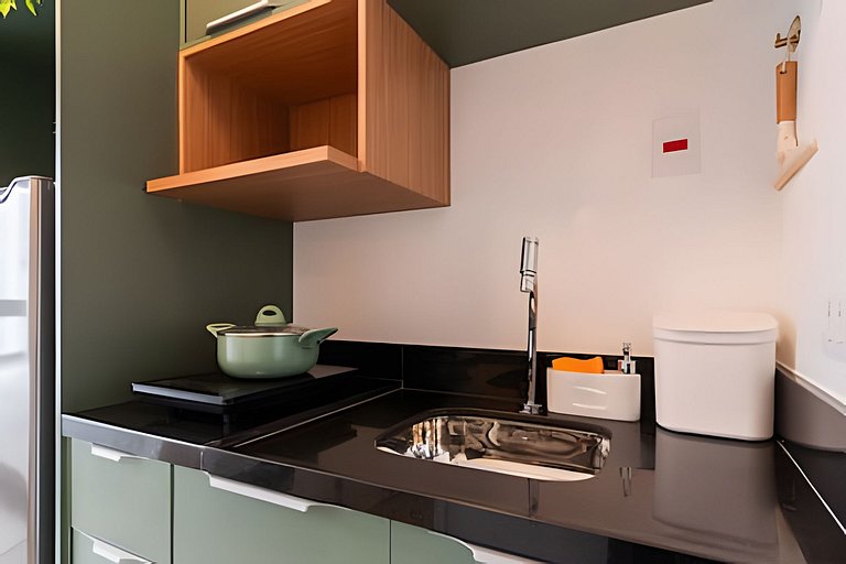 BHaus ON Brooklin - Studio Premium com Vista - Academia - La