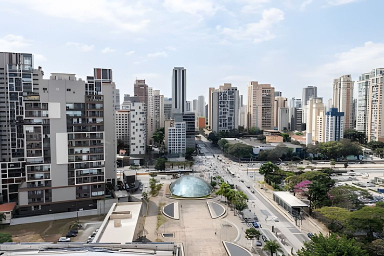 BHaus ON Brooklin - Studio Premium com Vista - Academia - La