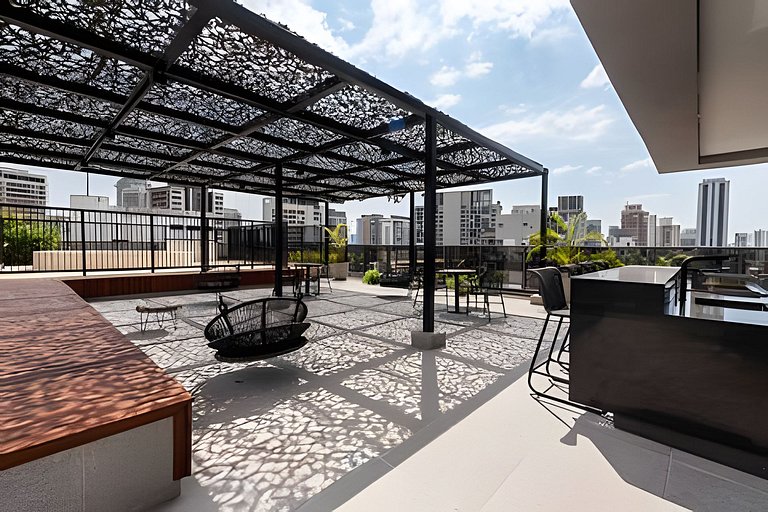 BHaus ON Brooklin - Studio Premium com Vista - Academia - La