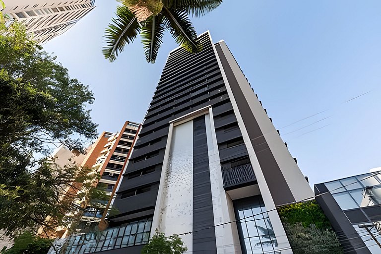 BHaus Brooklin On Florida | Studio Premium com Varanda | 5o