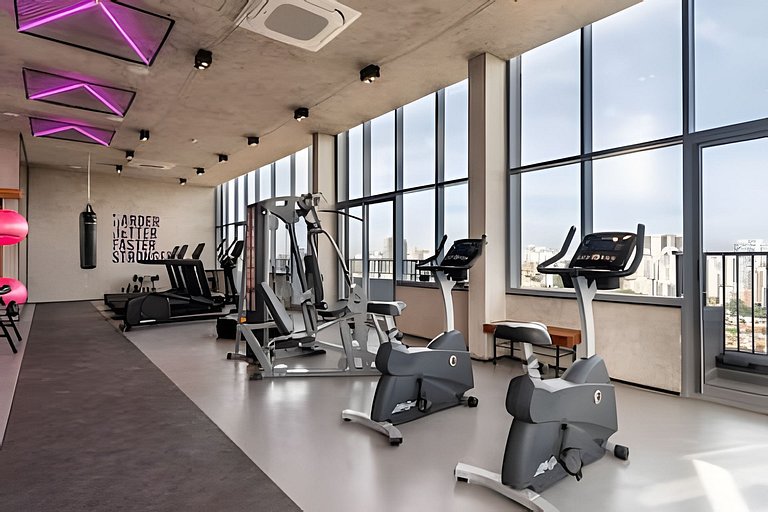 BHaus On Vila Olimpia - Studio com Varanda - Coworking - Aca