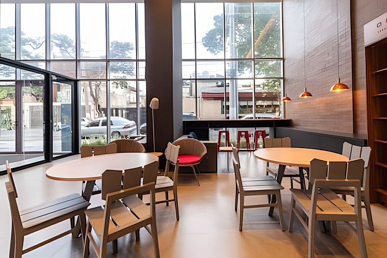 BHaus On Vila Olimpia - Studio com Varanda - Coworking - Aca
