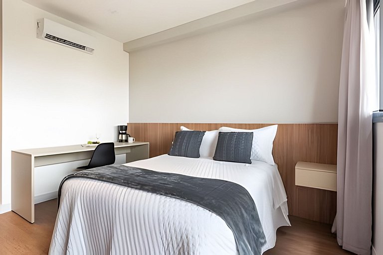 BHaus On Vila Olimpia - Studio com Varanda - Coworking - Aca