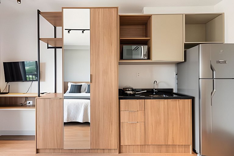 BHaus On Vila Olimpia - Studio com Varanda - Coworking - Aca