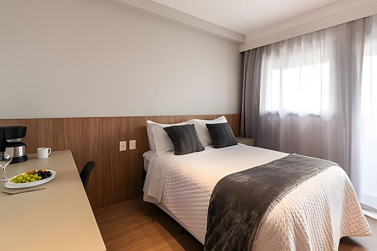 BHaus On Vila Olimpia - Studio com Varanda - Coworking - Aca