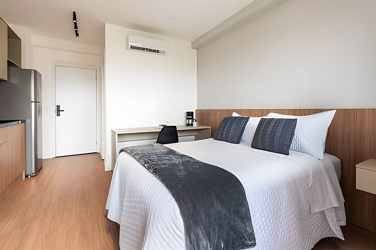 BHaus On Vila Olimpia - Studio com Varanda - Coworking - Aca