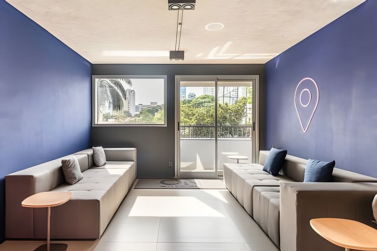 BHaus On Vila Olimpia - Studio com Varanda - Coworking - Aca