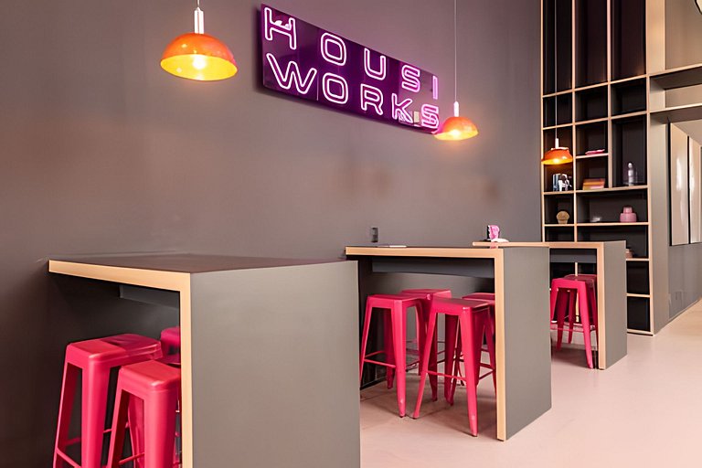 BHaus On Vila Olimpia - Studio com Varanda - Coworking - Aca