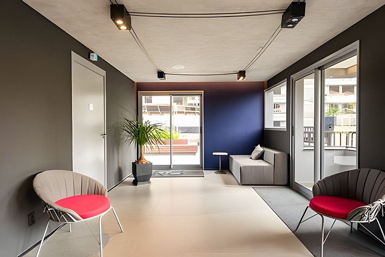 BHaus On Vila Olimpia - Studio com Varanda - Coworking - Aca