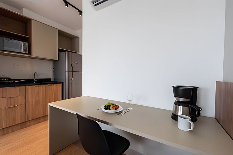 BHaus On Vila Olimpia - Studio com Varanda - Coworking - Aca