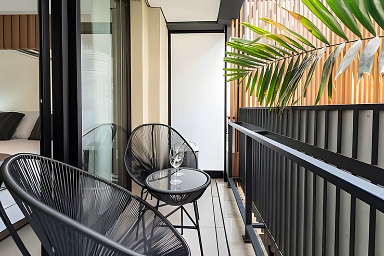 BHaus Vila Nova Conceição Pivo | Studio Premium com Varanda