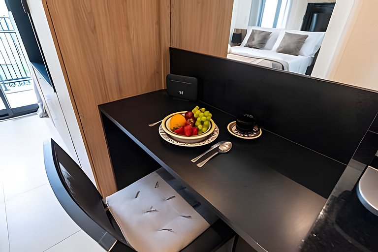 BHaus Vila Nova Conceição Pivo | Studio Premium com Varanda