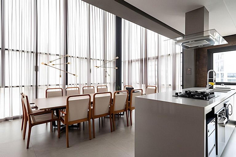 BHaus Vila Nova Conceição Pivo | Studio Premium com Varanda
