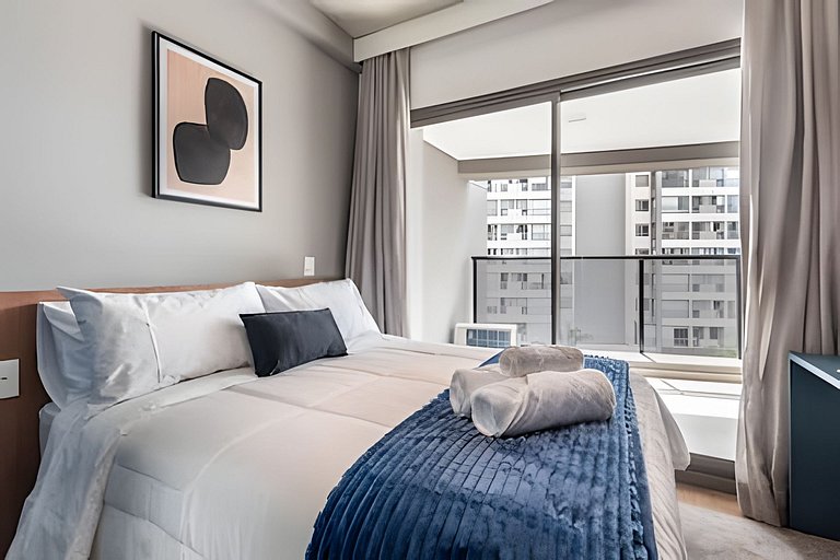 BHaus ON Vila Madalena | Studio Premium com Varanda | 6o and