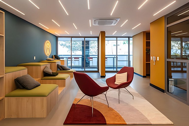 BHaus ON Vila Madalena | Studio Premium com Varanda | 6o and