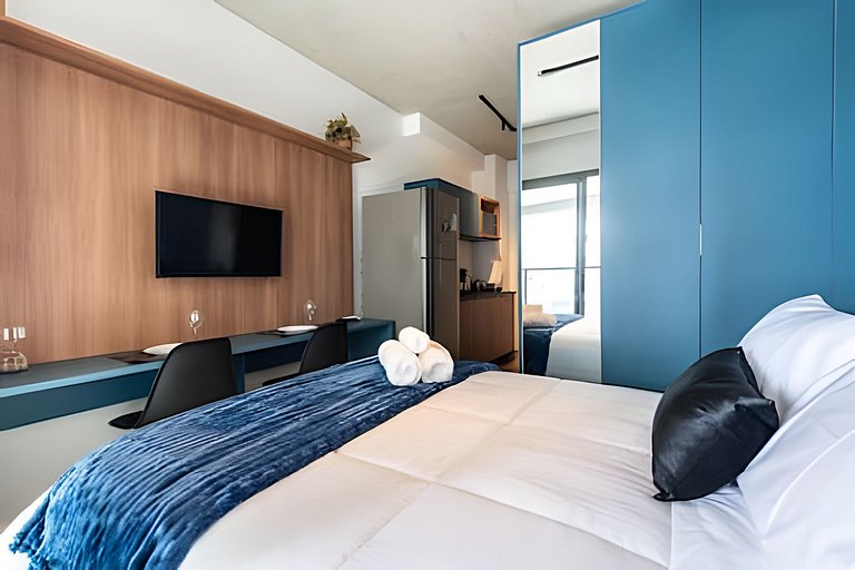 BHaus ON Vila Madalena | Studio Premium com Varanda | 6o and
