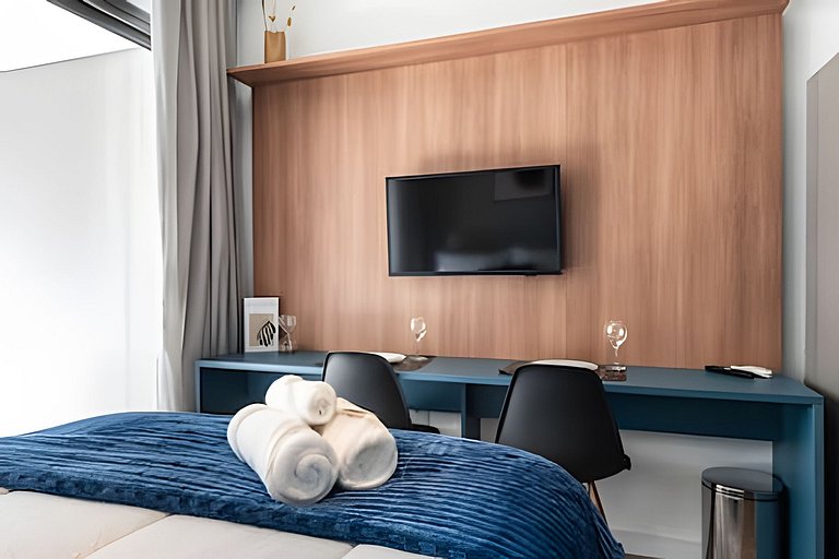 BHaus ON Vila Madalena | Studio Premium com Varanda | 6o and