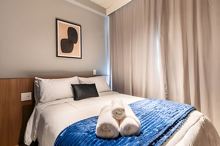 BHaus ON Vila Madalena | Studio Premium com Varanda | 6o and
