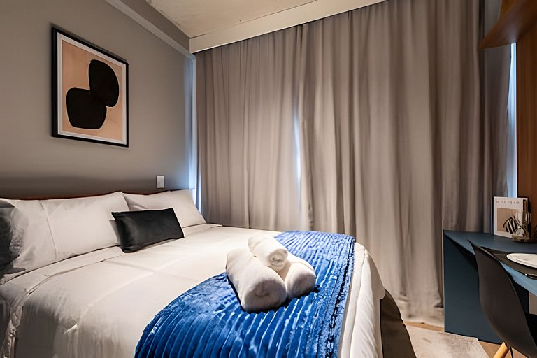 BHaus ON Vila Madalena | Studio Premium com Varanda | 6o and