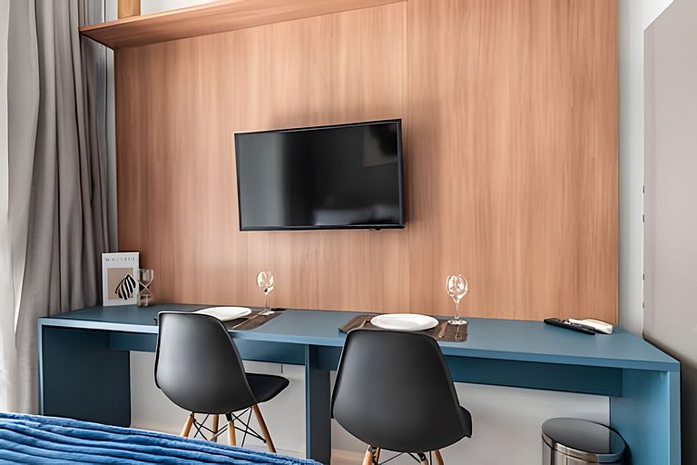 BHaus ON Vila Madalena | Studio Premium com Varanda | 6o and